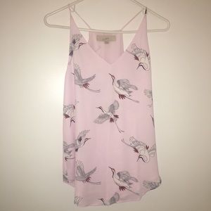 NWT Loft tank in Pink (Size XXS)